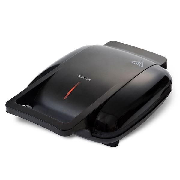 Belgiskt Våffeljärn Dubbelt Svart