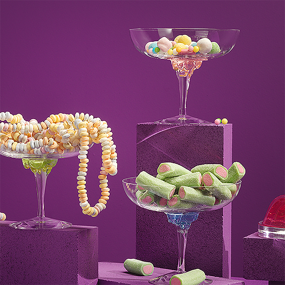 Sugar Dandy Champagnesk&aring;l 32 cl Rosa