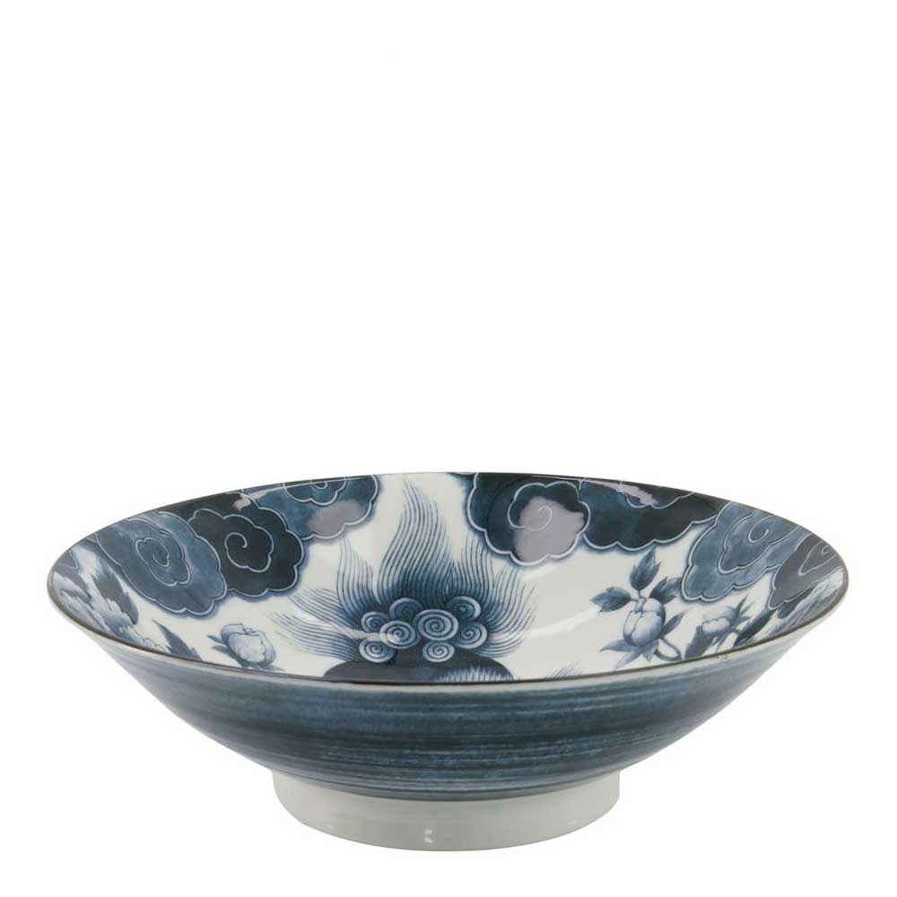 Japonism Lion Peony Menbachi Skål