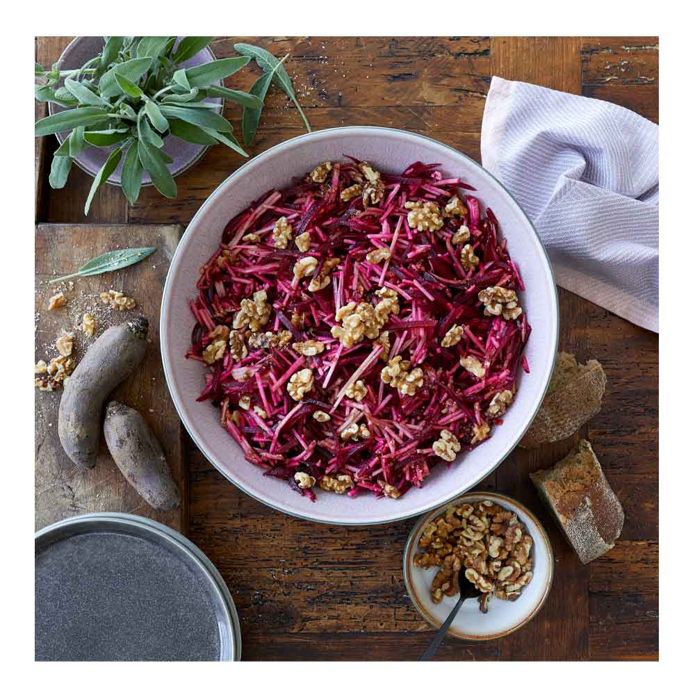 Salladsskål 30 cm Grå/Rosa