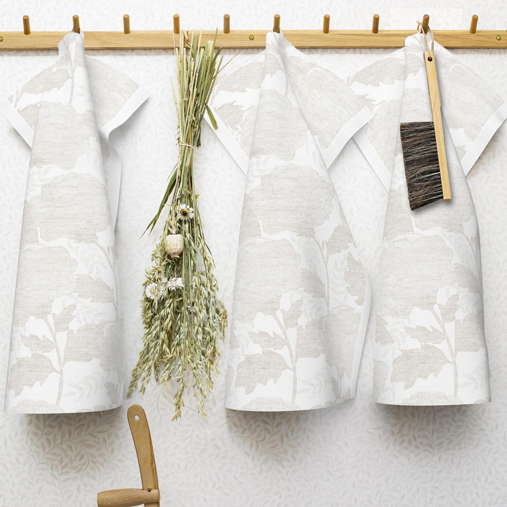 Rosor Handduk 35x50 cm Natur