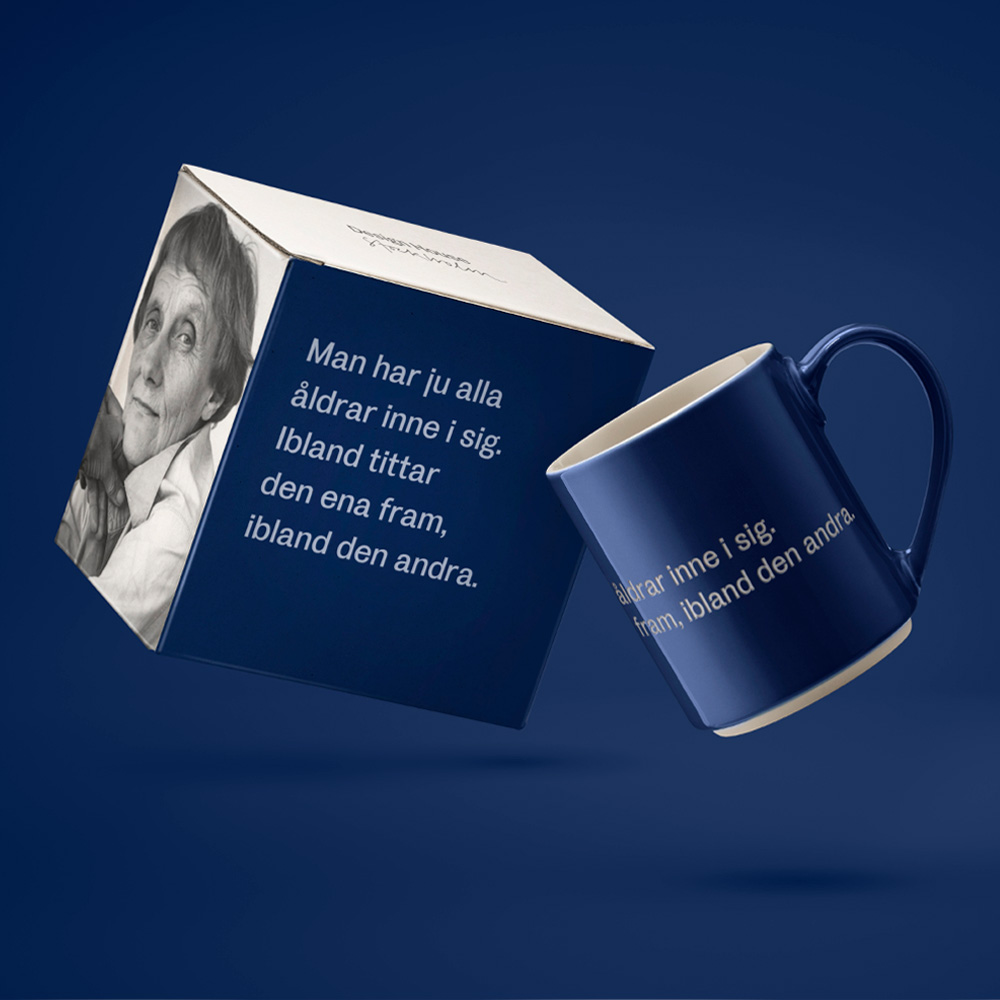 Mugg Blå - Man har ju alla åldrar inne i sig�?35 cl Blå