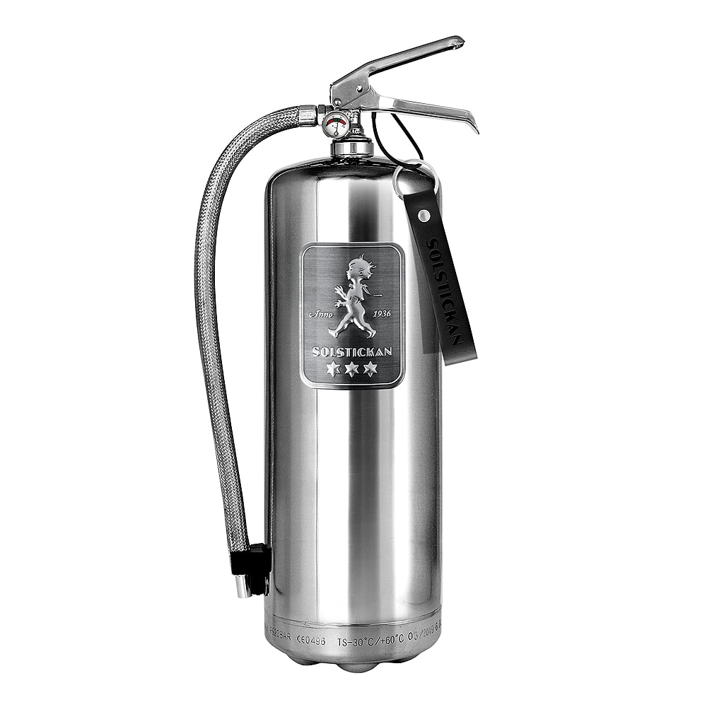 Brandsläckare 6 kg Steel Edition