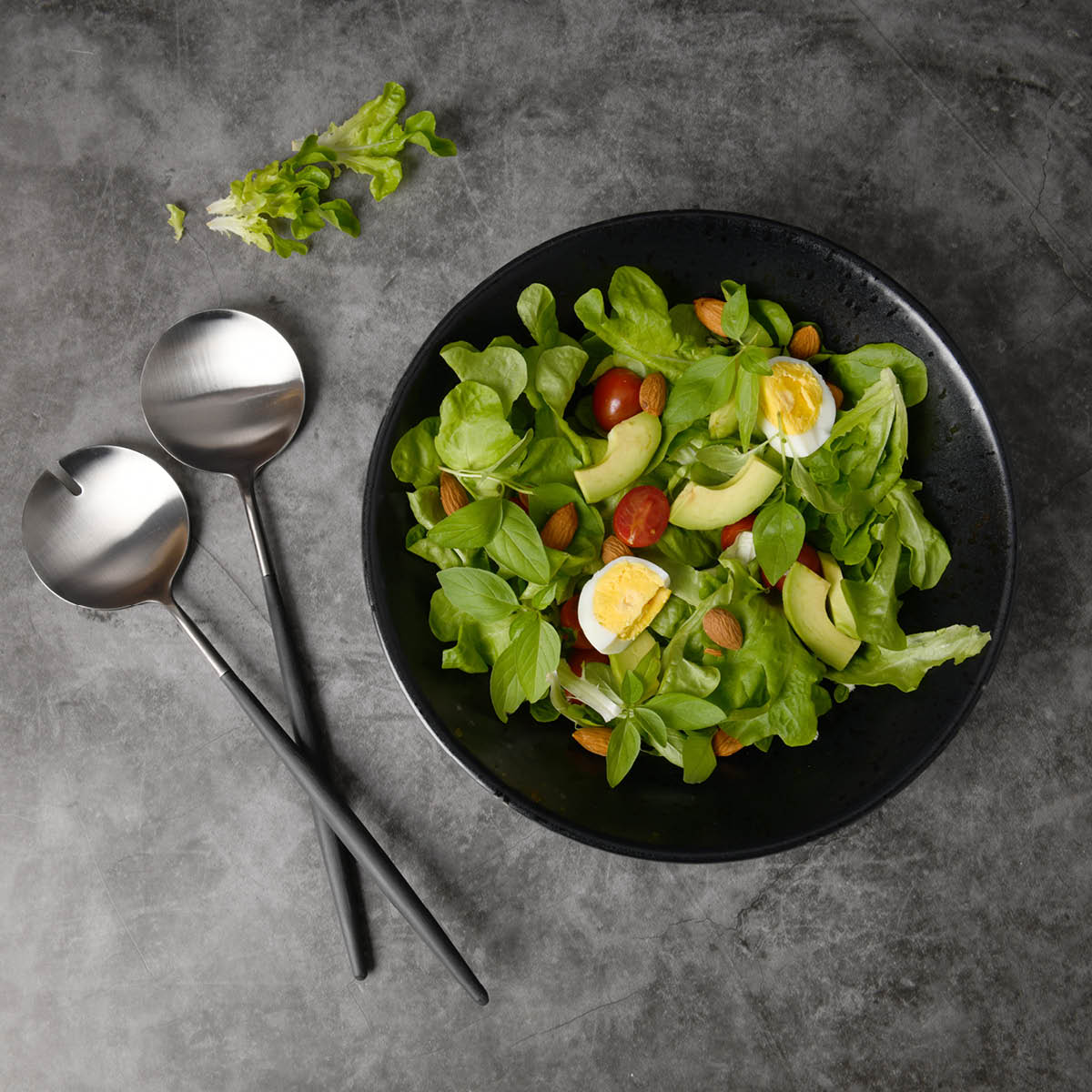 Black Satin Pastatallrik 25,5 cm Svart