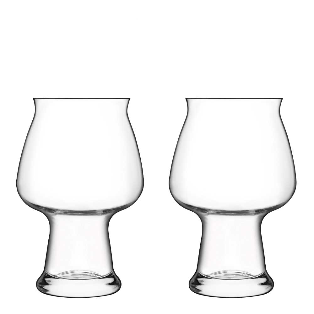 Birrateque Ölglas/Ciderglas 50 cl 2-pack Klar