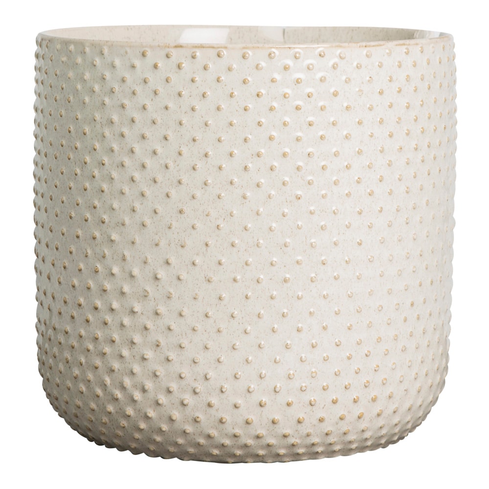 Mildred Kruka prickig 24x24 cm Vit