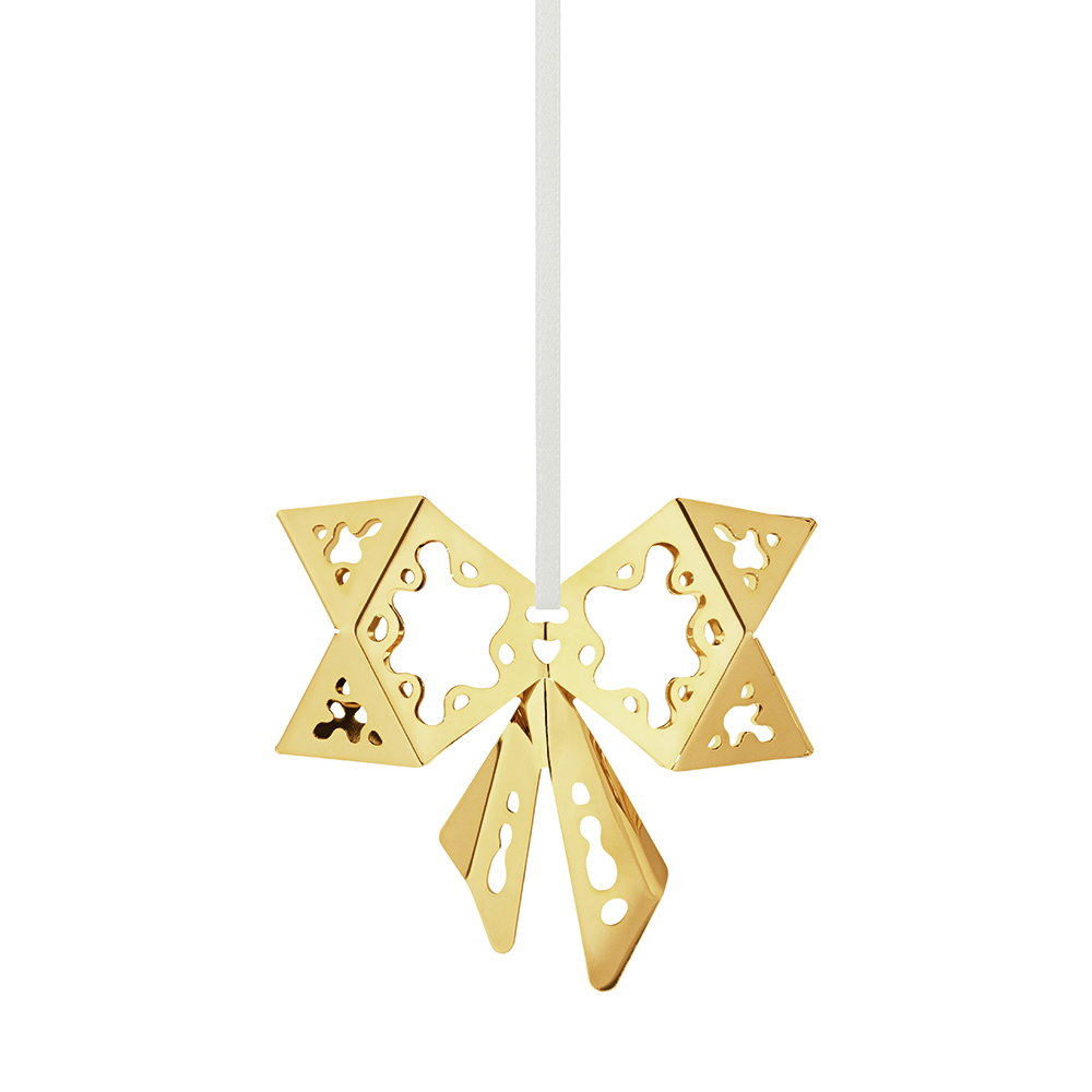 Christmas Collectibles Julhänge Rosett 7,1 cm Förgylld