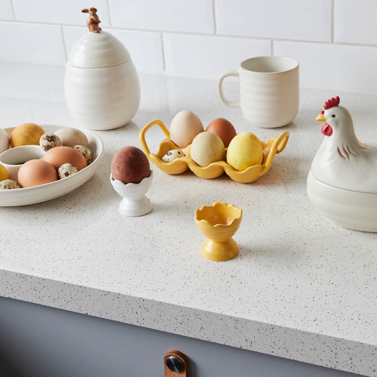 Ellen Äggkopp 5 cm 2-pack Gul