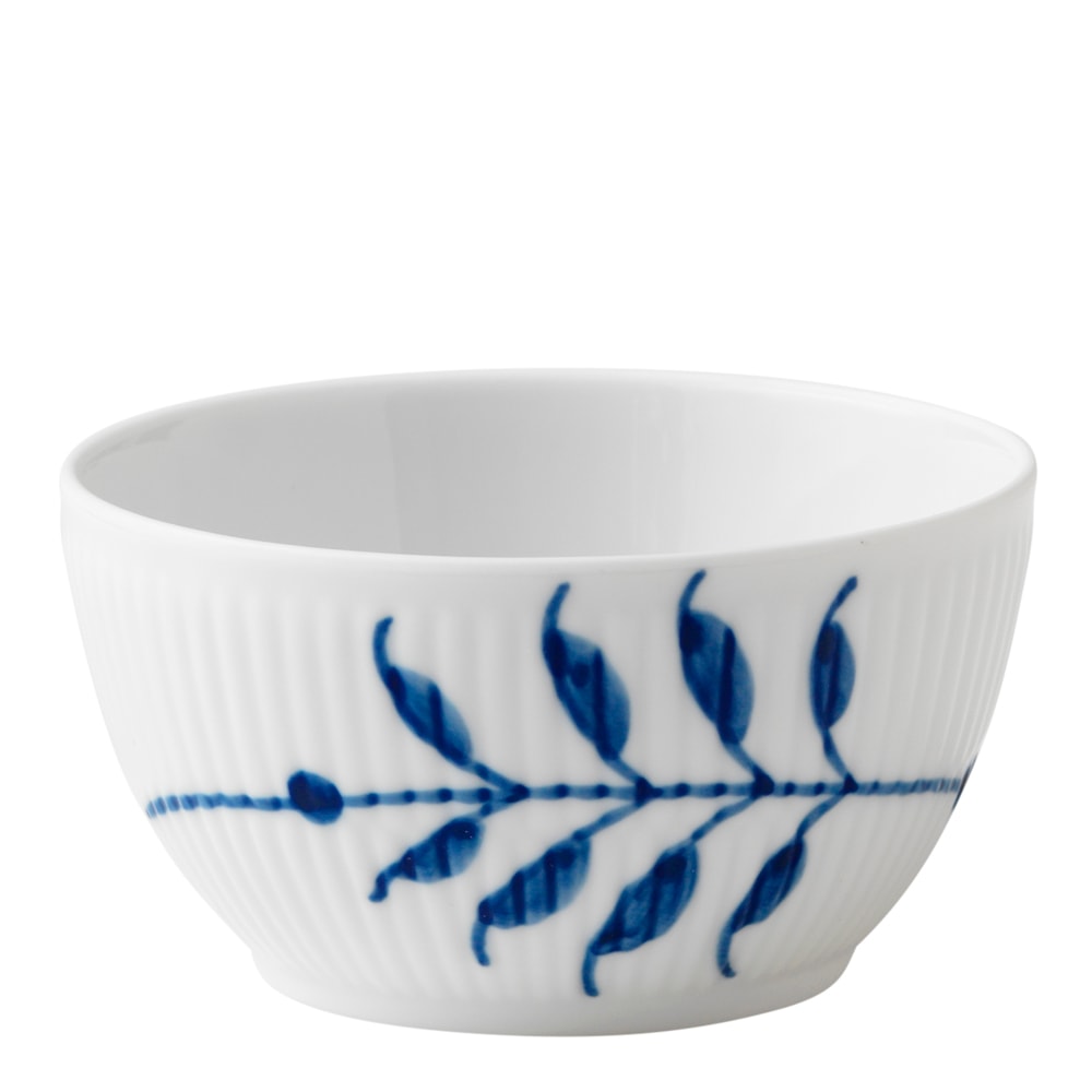 Blue Fluted Mega Skål 15 cl