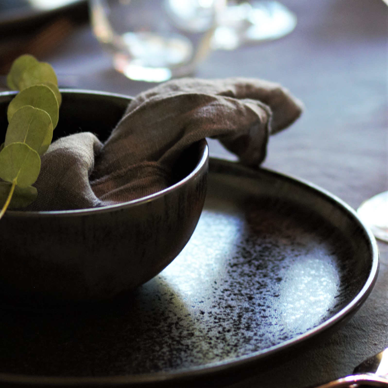 Mörke Tallrik 27 cm Svart