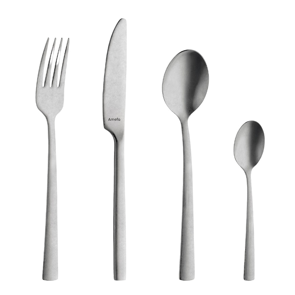 Manille Bestickset 16 delar Matt stål