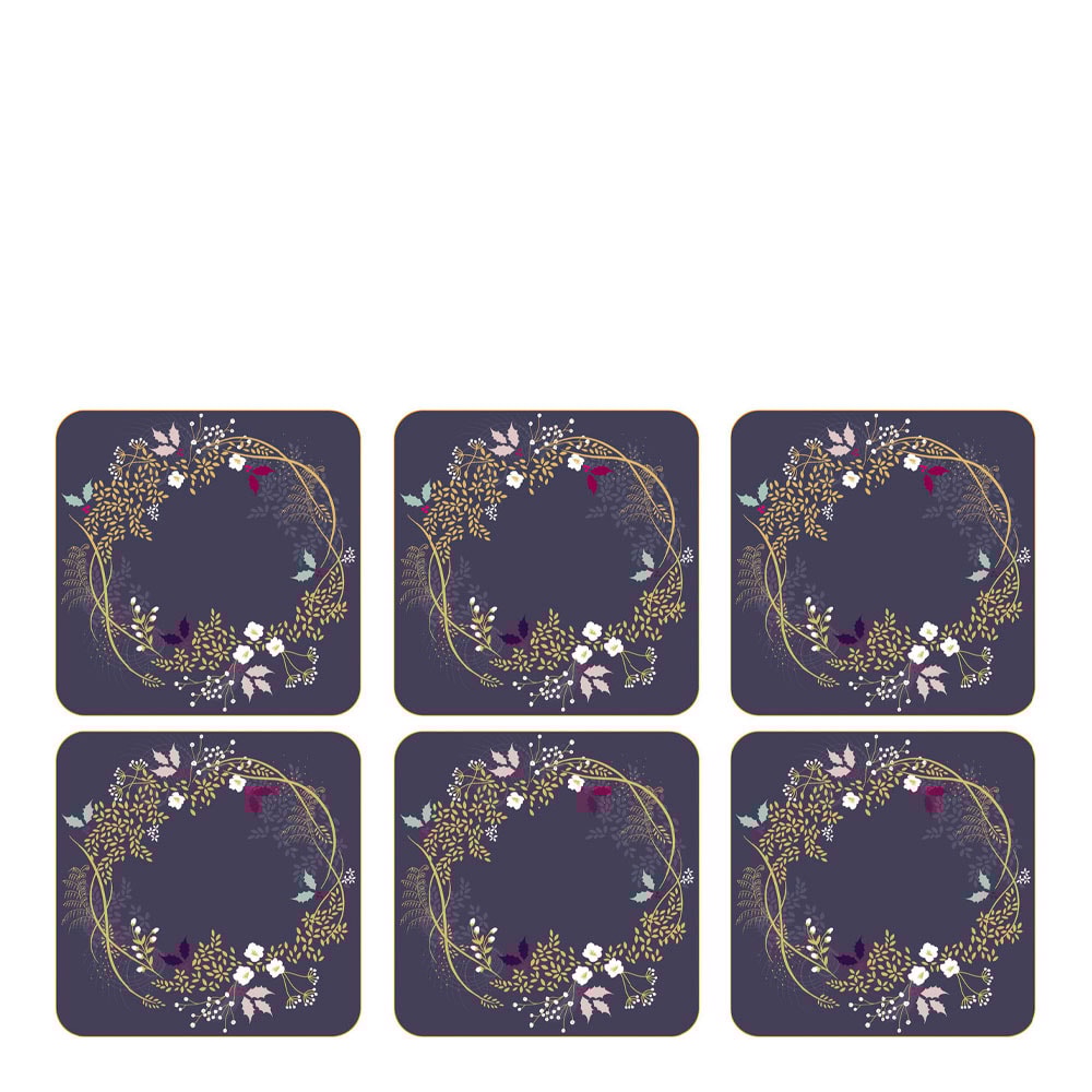 Garland Glasunderlägg 6-pack