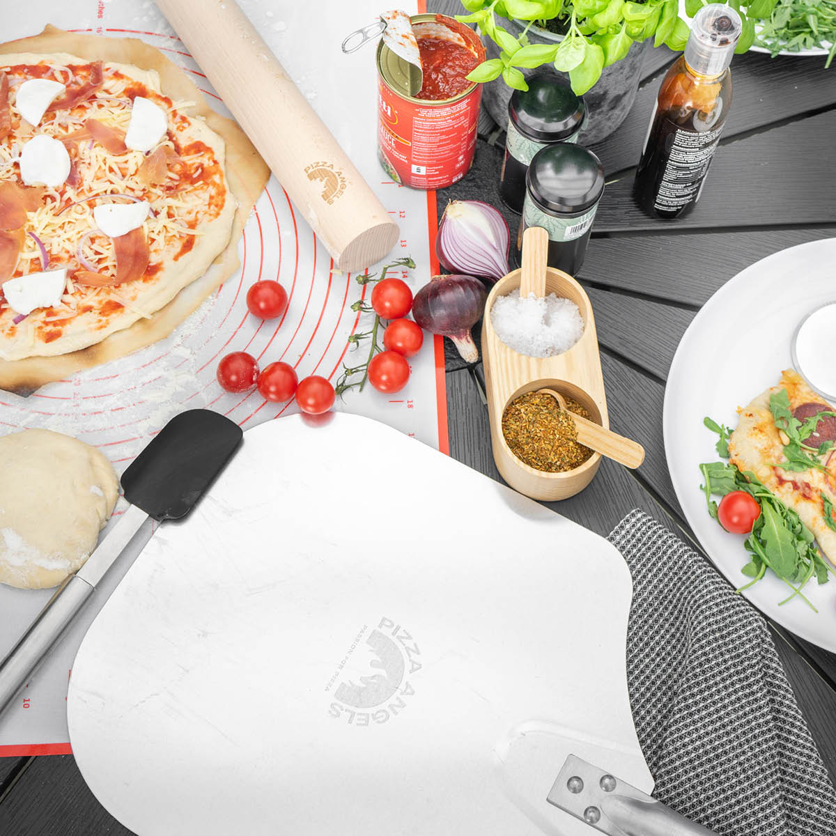 Pizza Angels Kryddburk Trä