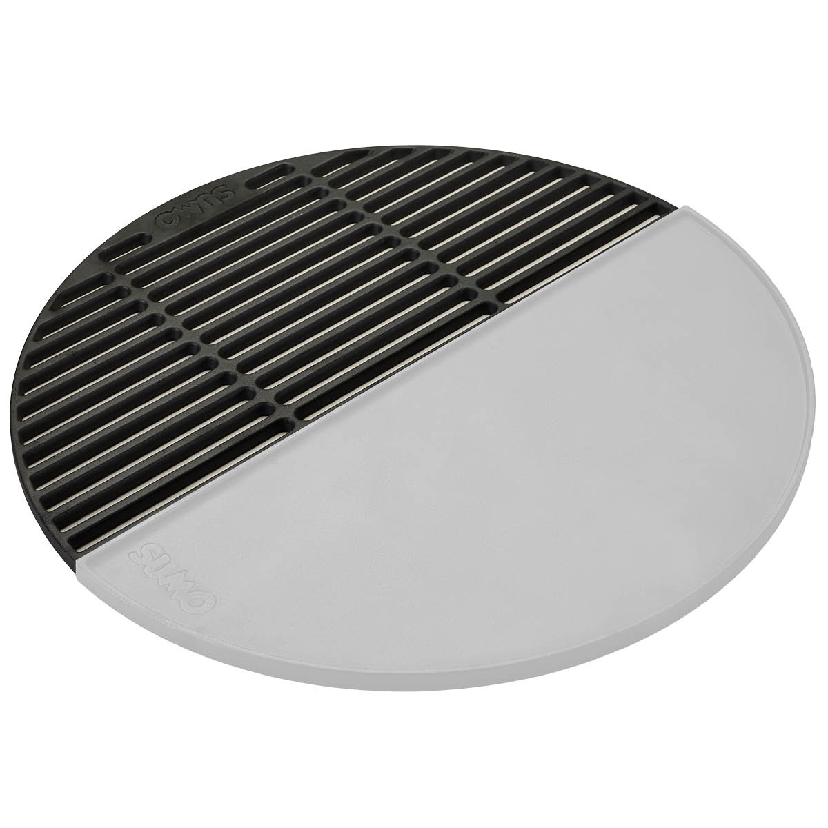 Gjutjärnsgaller halvmåne till Grill Maxi 25"