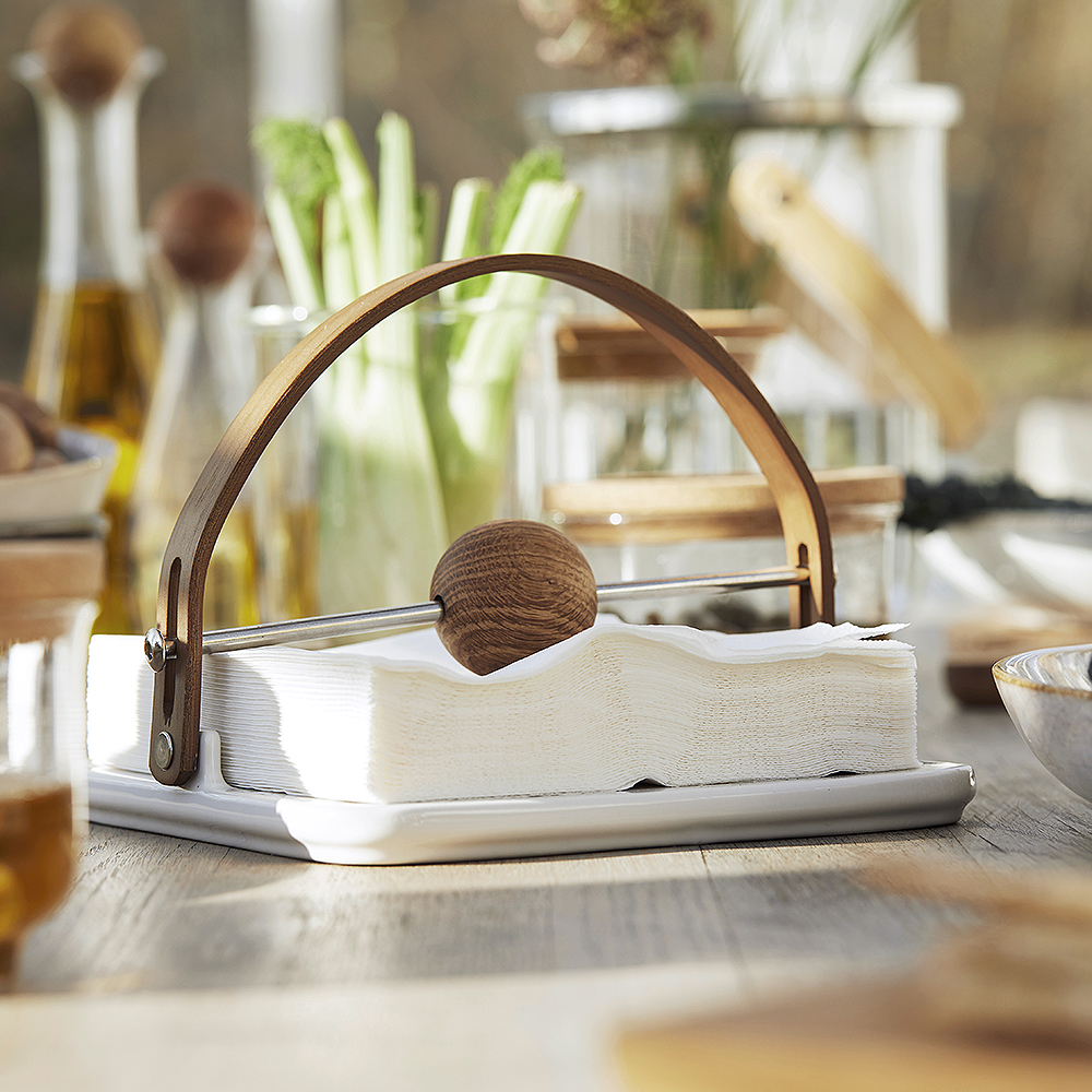 Nature Servetthållare Stengods