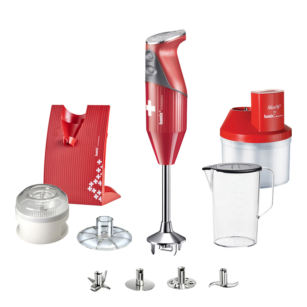 Bamix Stavmixer Swissline Superbox 200 w R&ouml;d