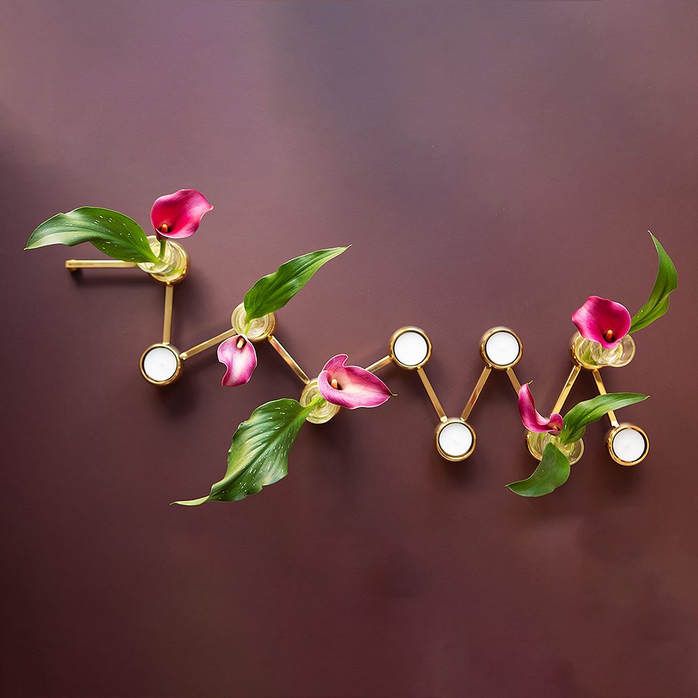 Constella Ljusstake 10 hållare Mässing