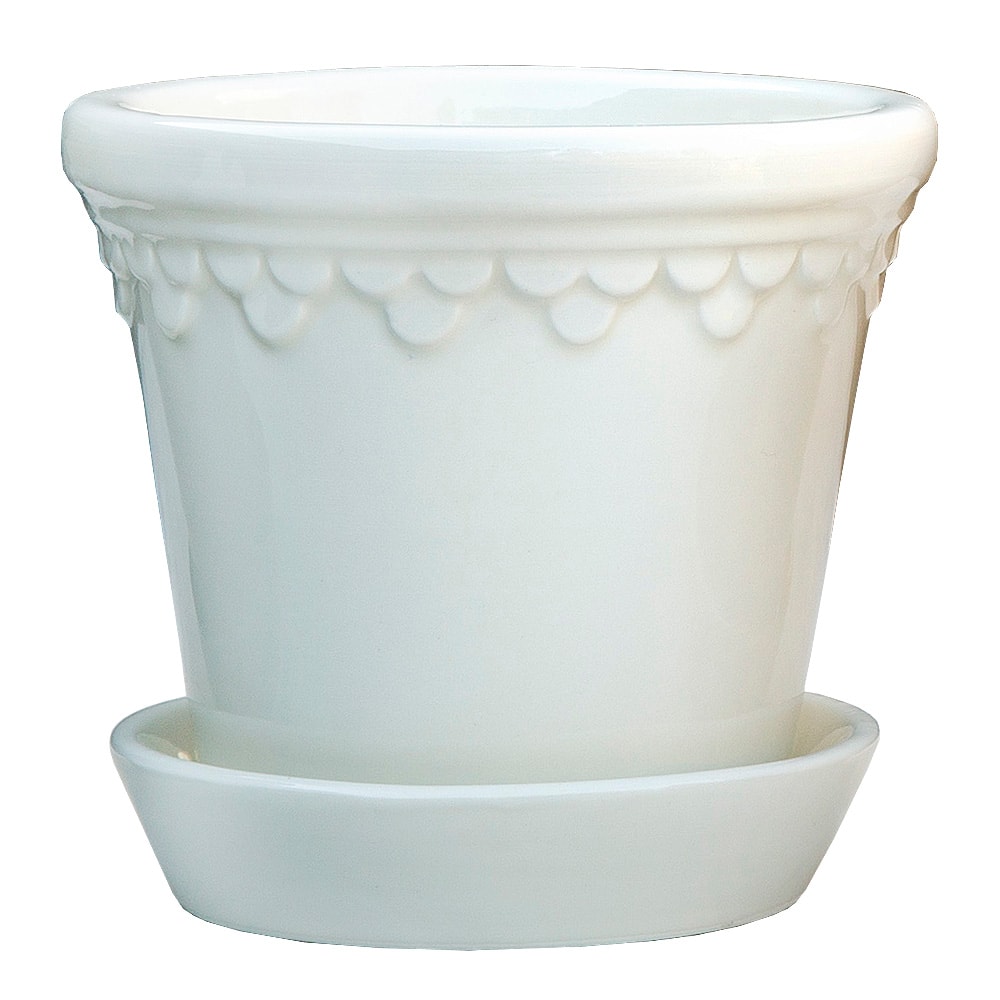 Köpenhavner Kruka/fat 16 cm Mineral White