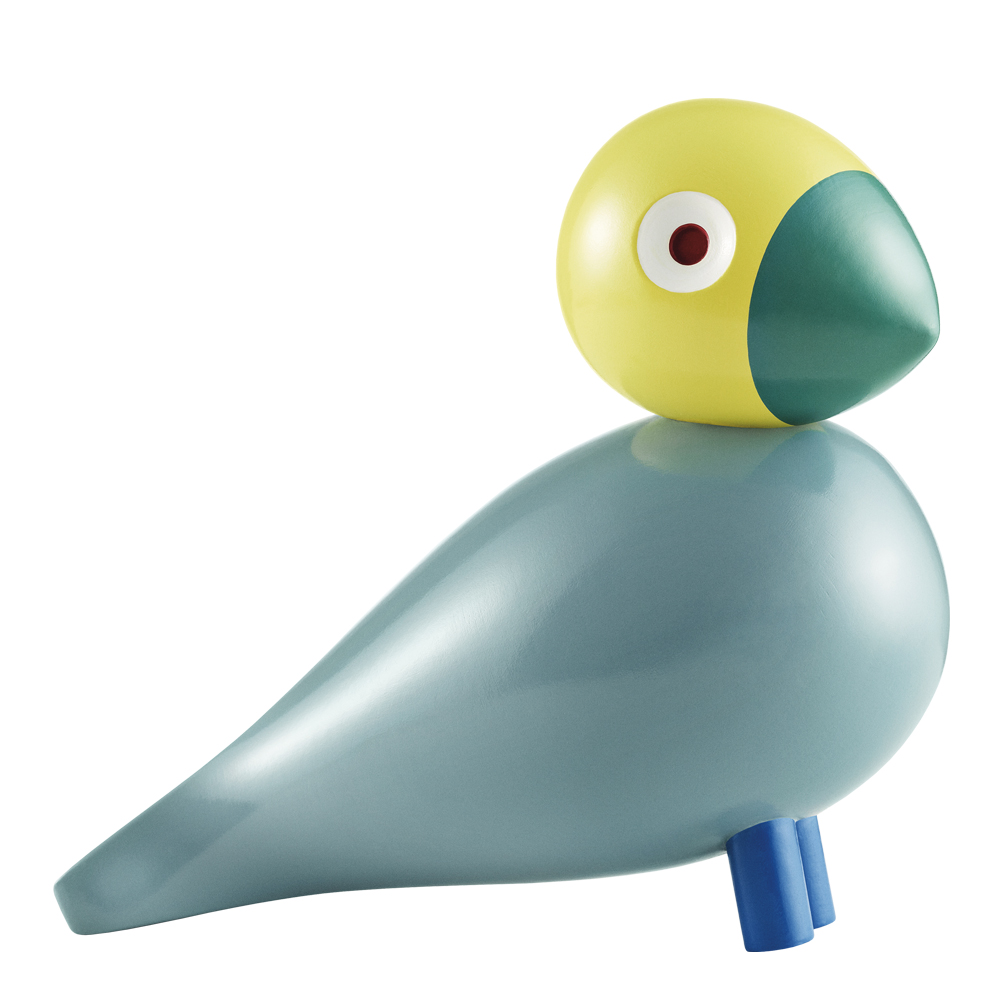 Sångfågel 15,1 cm Ljusblå/Gul