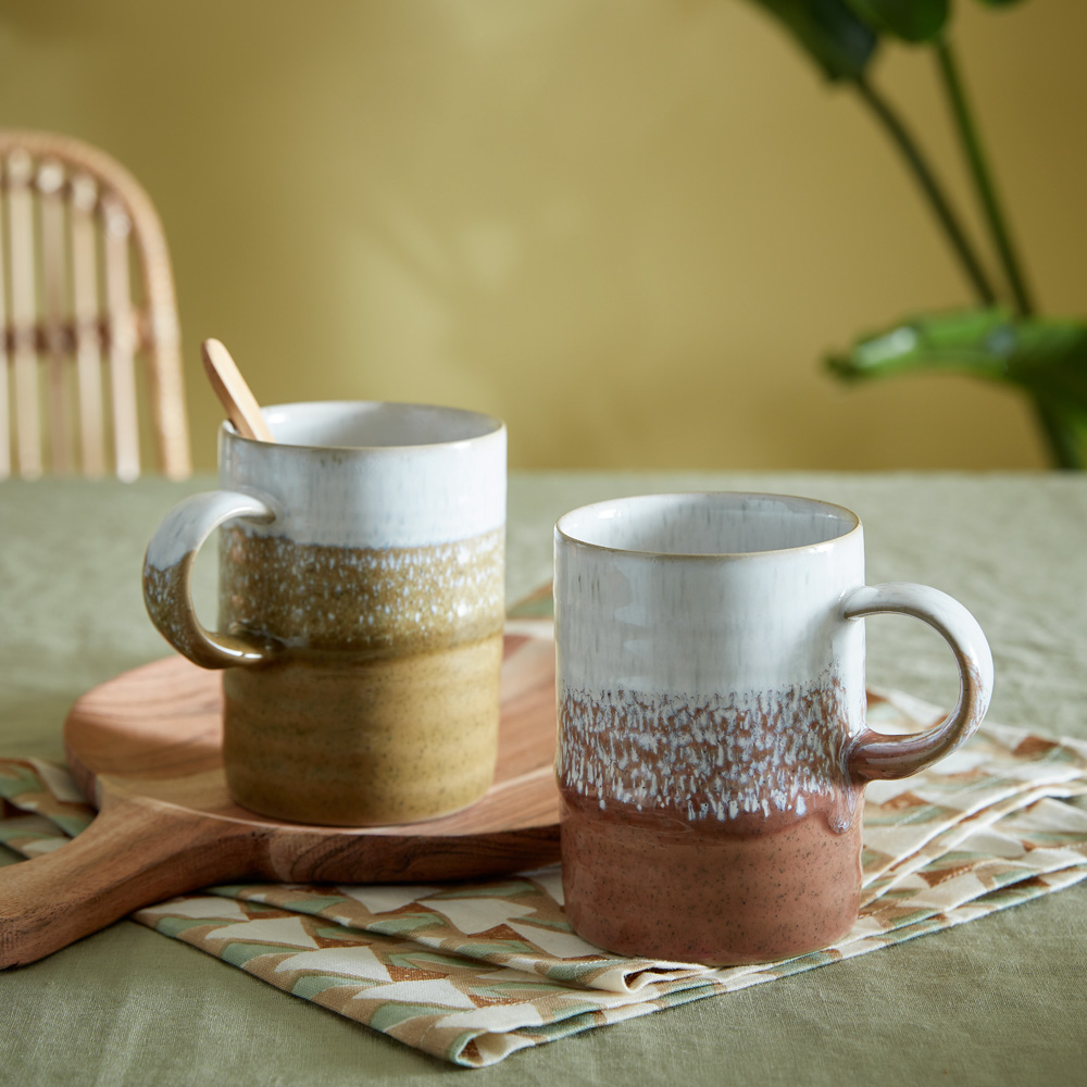 Mugg 40 cl 2-pack Ochre/Rust