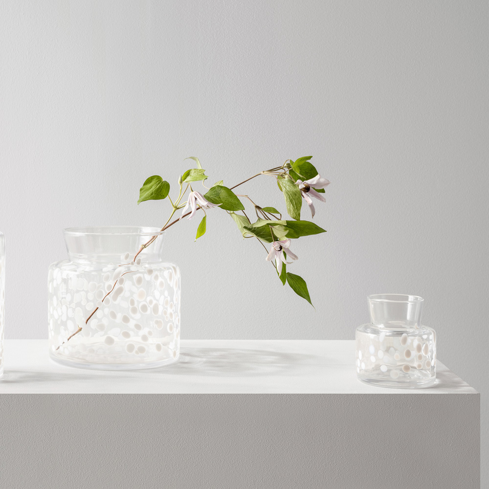 Meadow Vas vinter 11,5 cm Vit