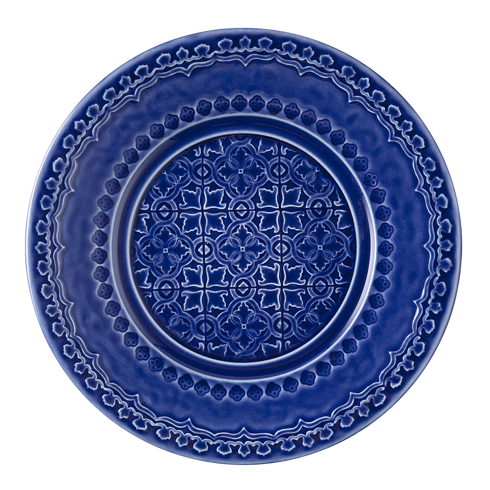 Rua Nova Tallrik flat 22 cm Indigo