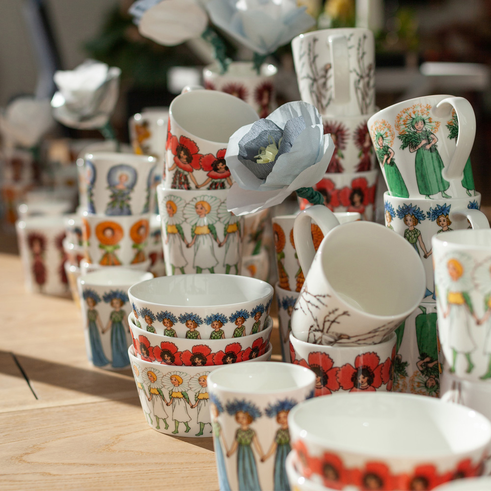 Elsa Beskow Mugg/öra Fru Ringblomma 40 cl