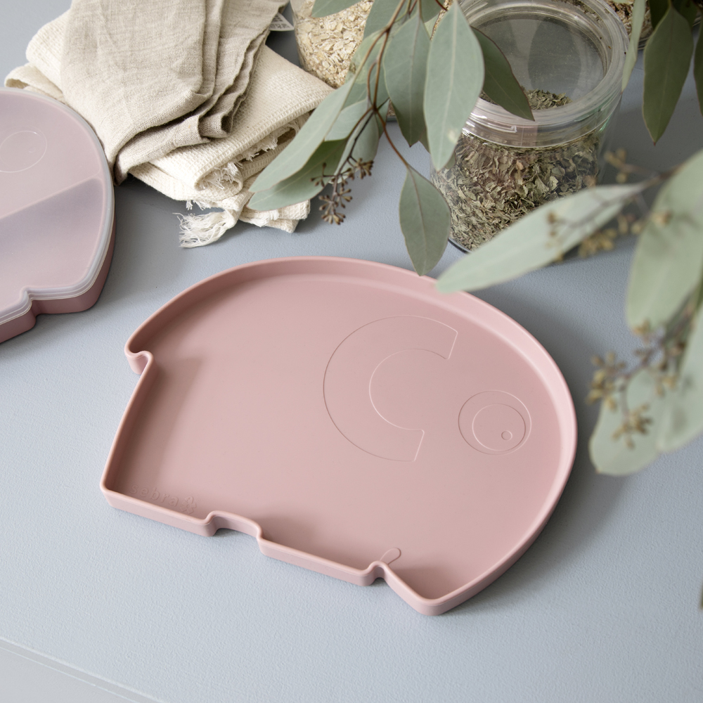 Sebra Food  Tallrik Blossom Pink