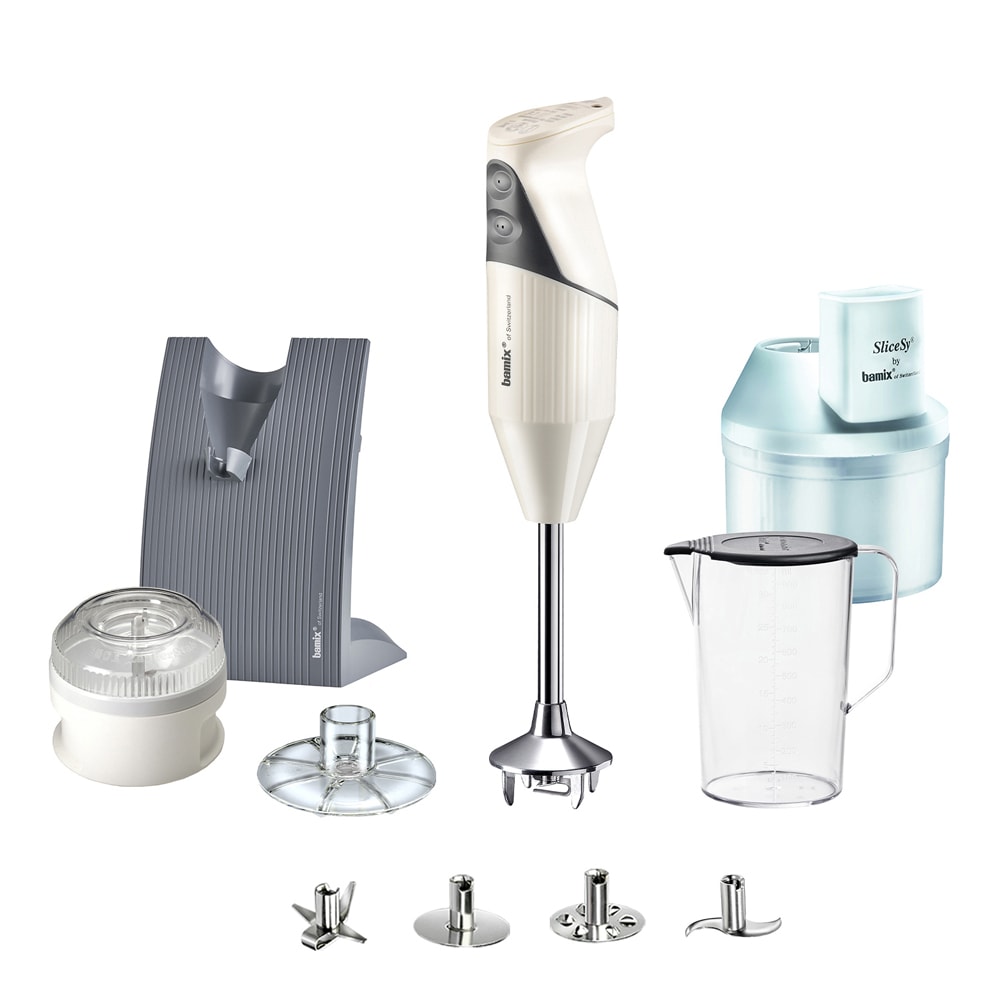 Bamix Stavmixer Swissline Superbox 200 w Gräddvit