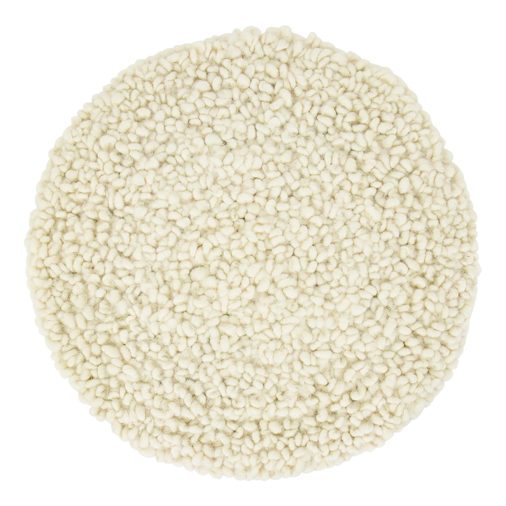 Sittdyna Ullfilt 37 cm Vit