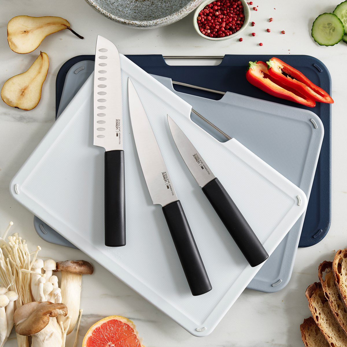 Skärbräda 35,5x33,5 cm Silver