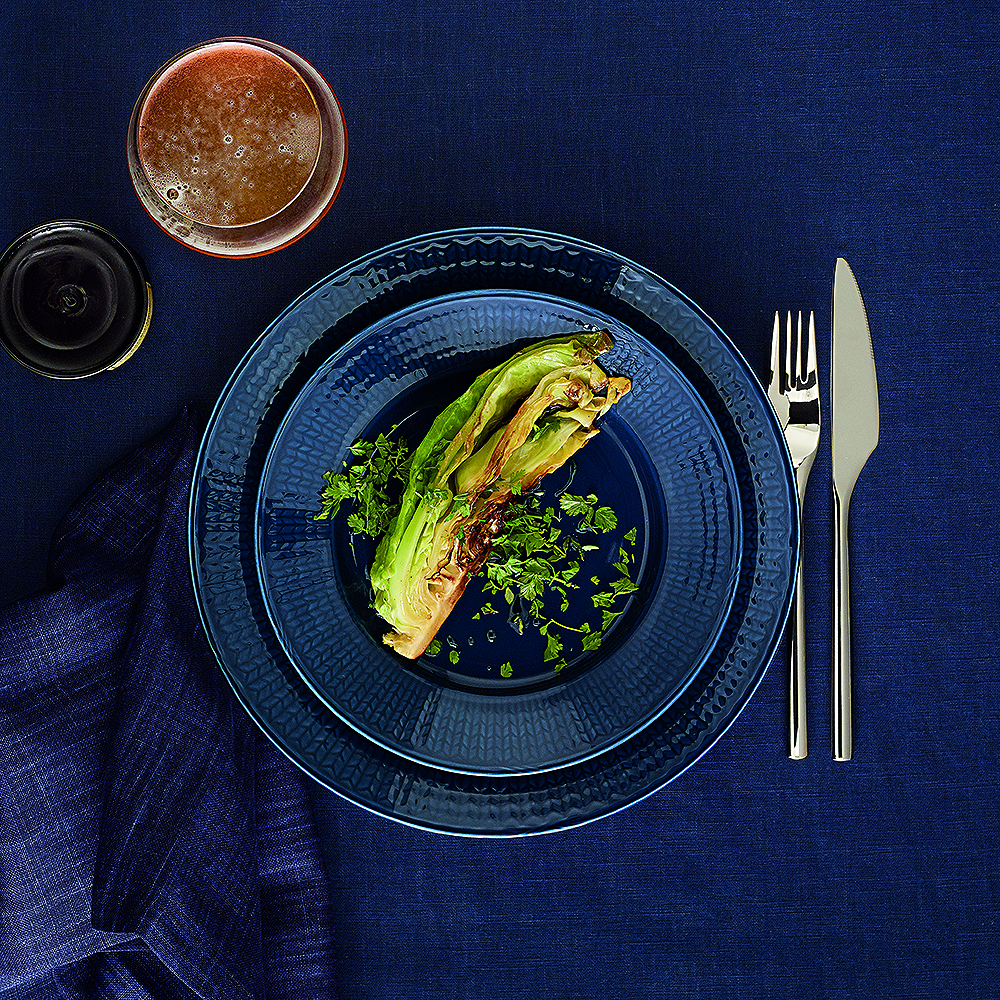 Swedish Grace Tallrik flat 21 cm Midnatt