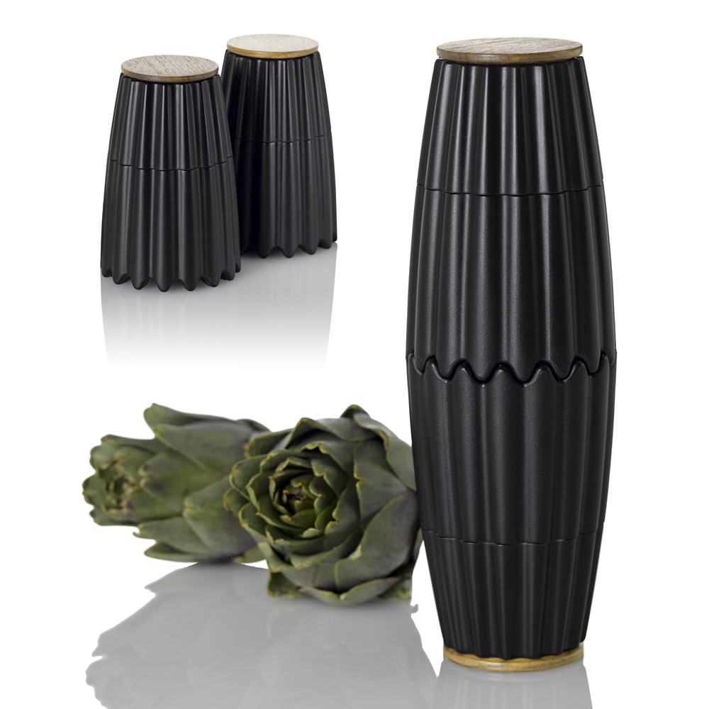 MagTwo Kryddkvarn 7x20 cm Svart