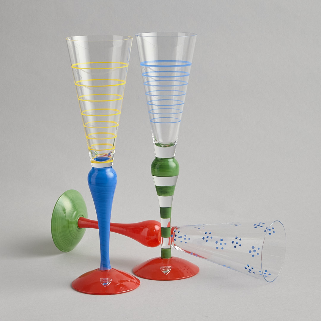 Clown Champagneglas