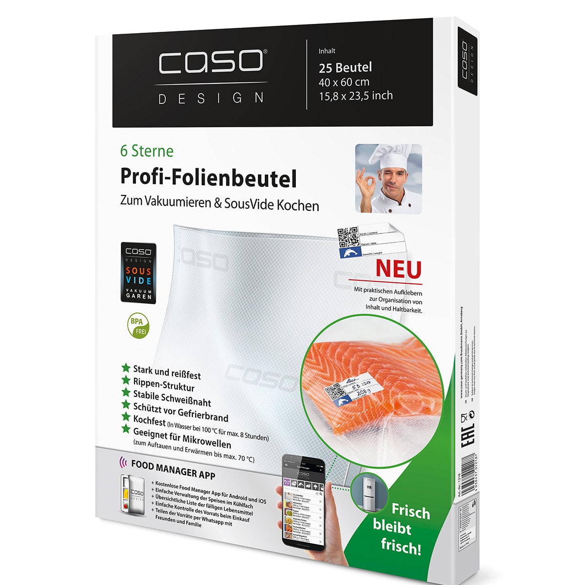 Foliepåsar 40x60 cm 25-Pack 150My