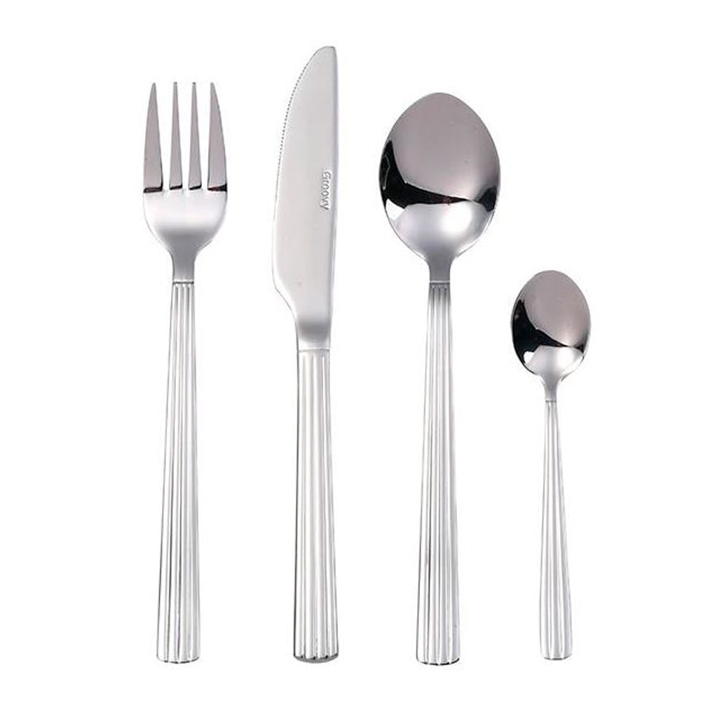 Groovy Bestickset 48 delar Rostfritt stål