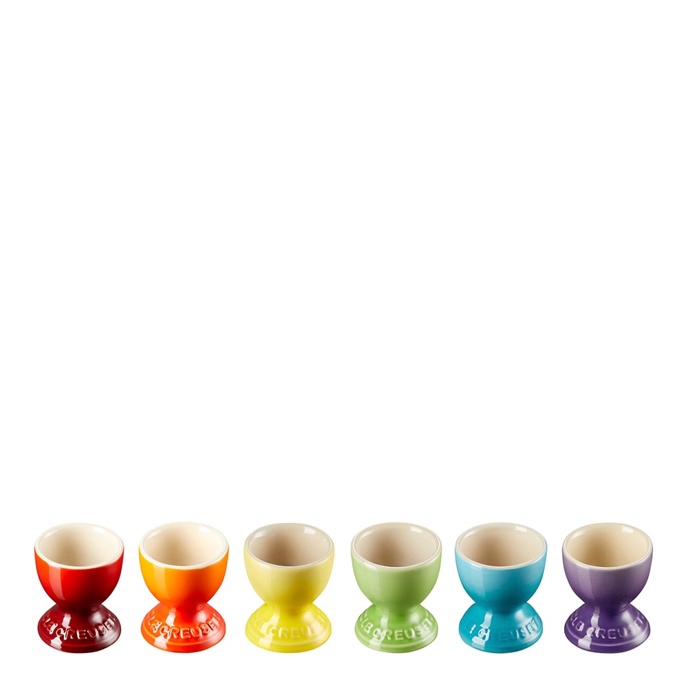 Rainbow Äggkopp Set 6-pack