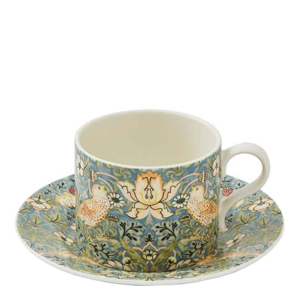 Morris & Co Tekopp & Fat 28 cl Strawberry thief