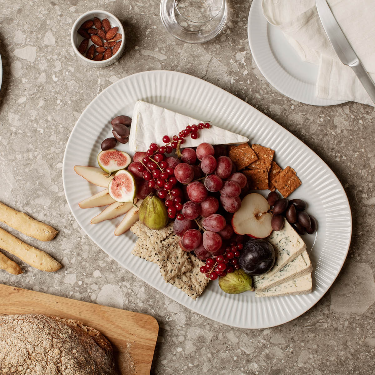 Legio Nova Serveringsfat 42 cm Vit