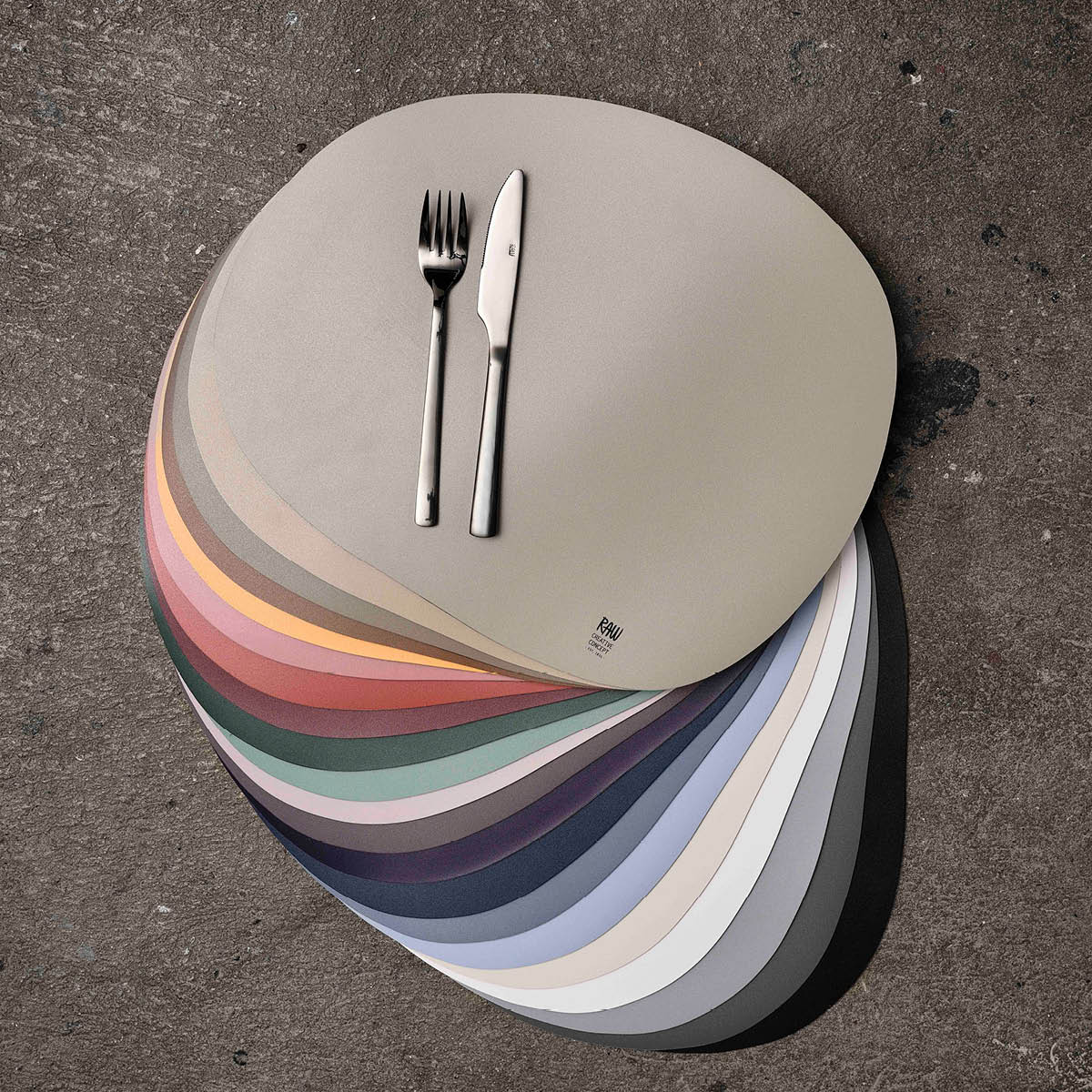 Raw Bordstablett 41x33,5 cm Spring Sand