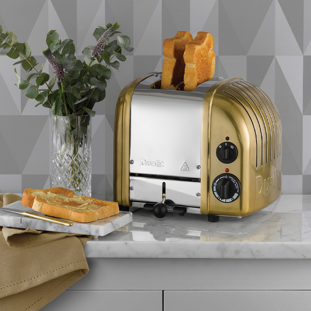 Classic Brödrost 2 Skivor Mässing