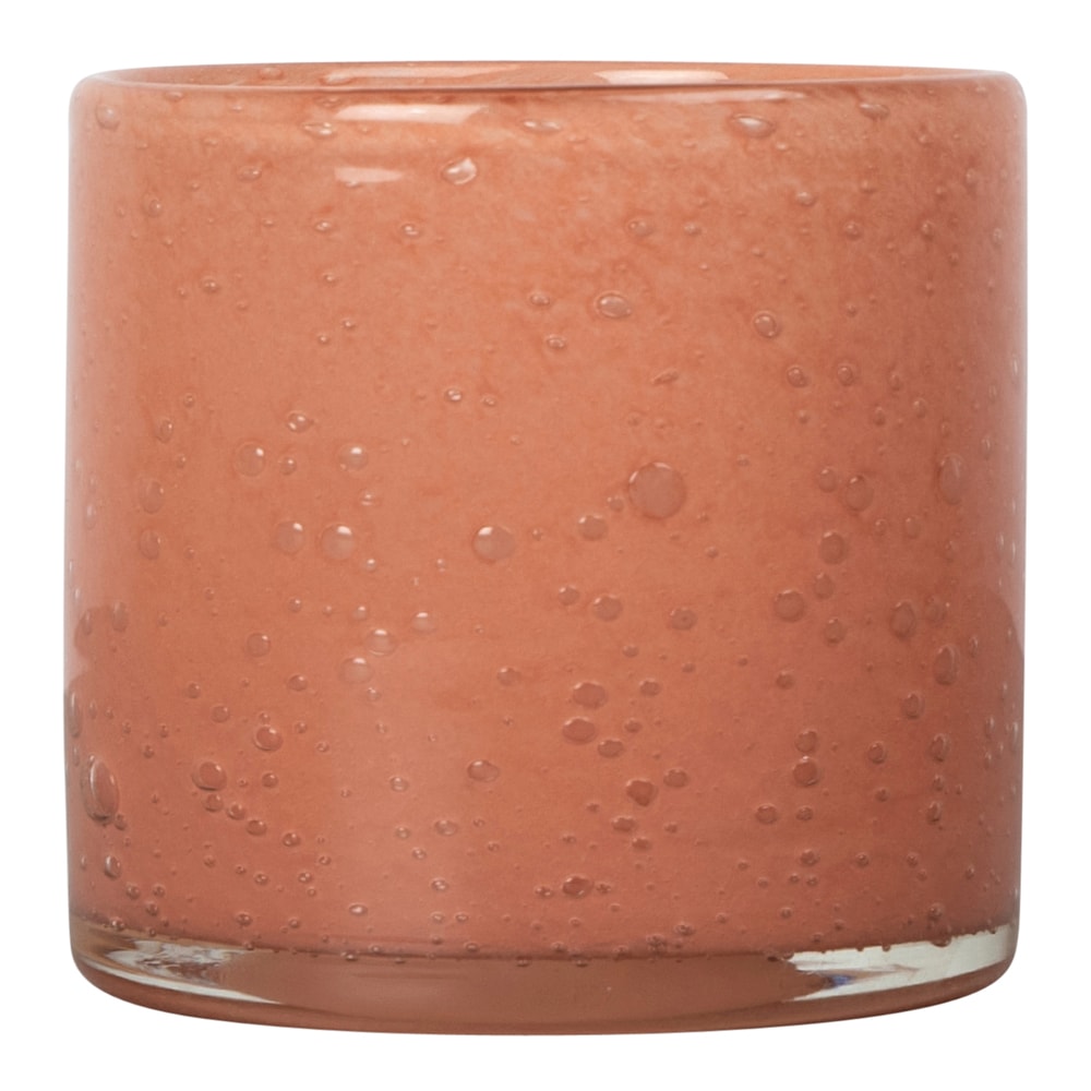 Calore Ljuslykta 10x10 cm Korall