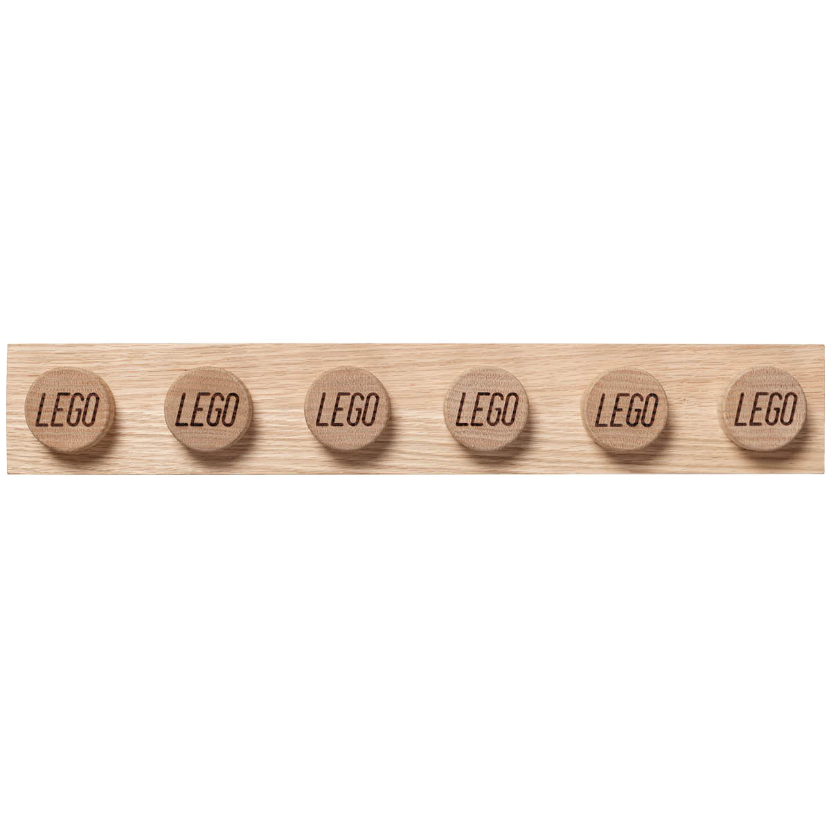 Wooden collection Vägghylla 1x6 Ljus Ek