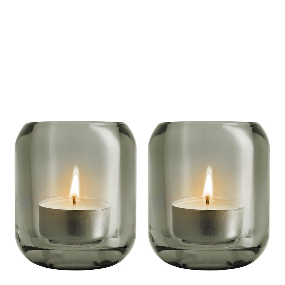 Acorn Värmeljushållare 2-Pack Stone