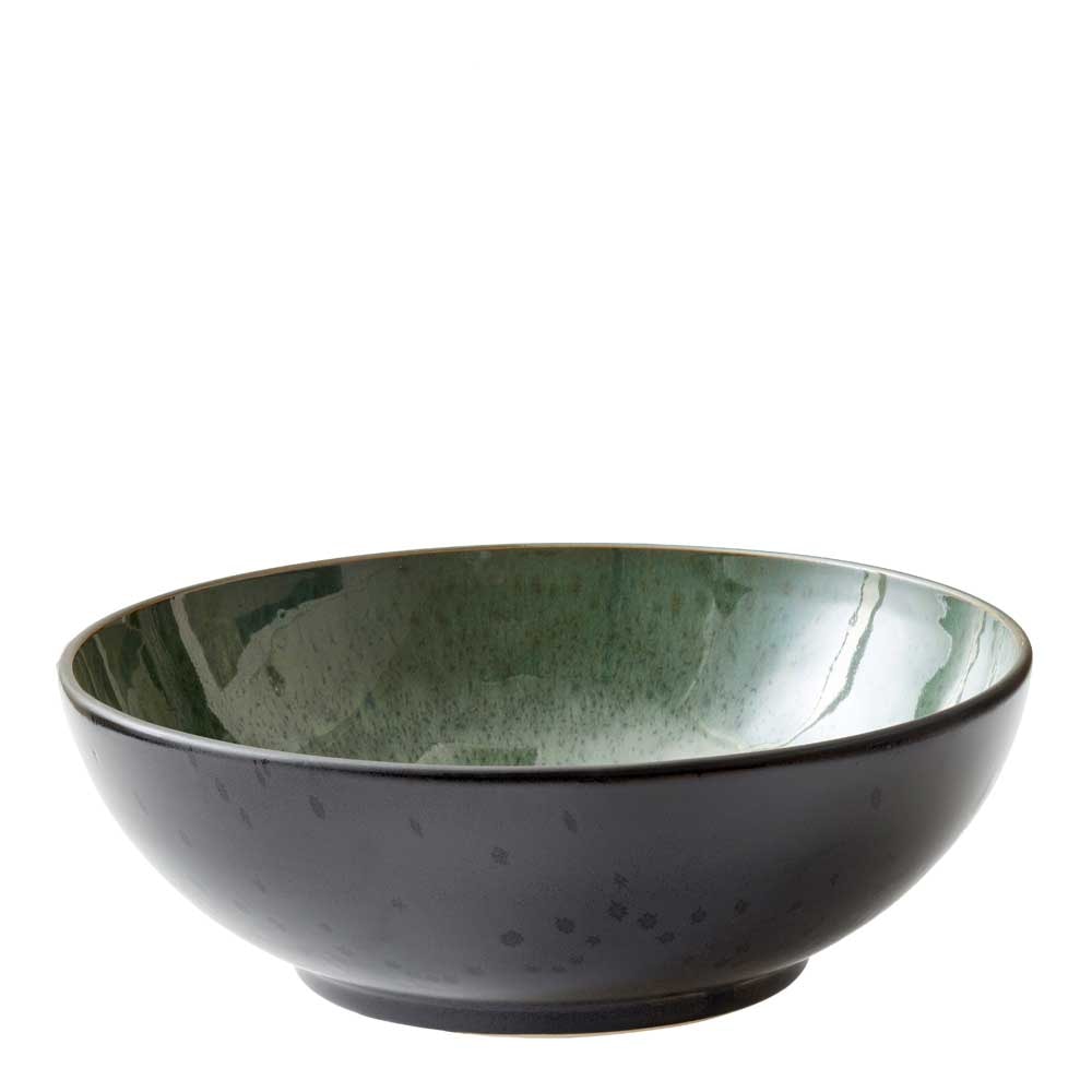 Salladsskål 30 cm Svart/Grön