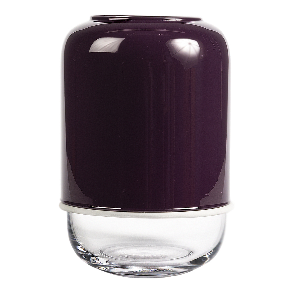 Kapsel Justerbar Vas Glas Lila/Klar