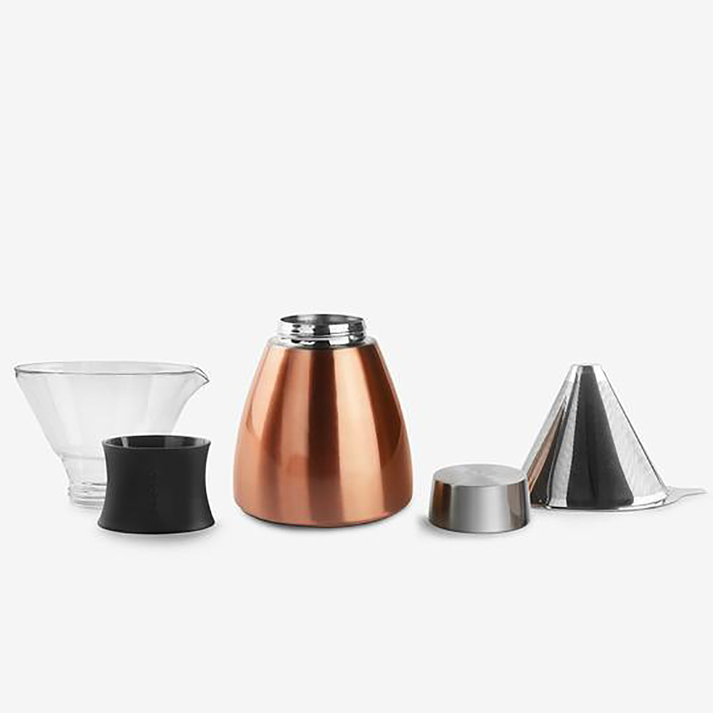 Pour Over Bryggare 1 L Koppar/Svart