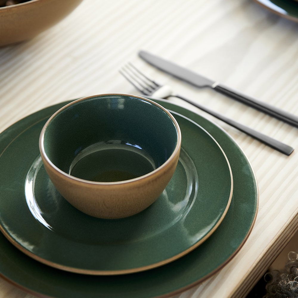 Bitz Desserttallrik 22 cm Wood/Forest