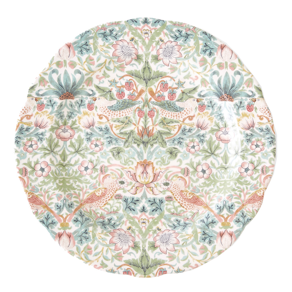 Morris & Co Serveringsfat Strawberry Thief 30 cm Flerfärgad