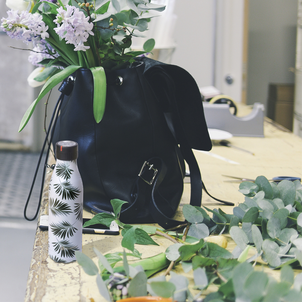 Bottle Up Termoflaska 50 cl Vit/Mörkgrön